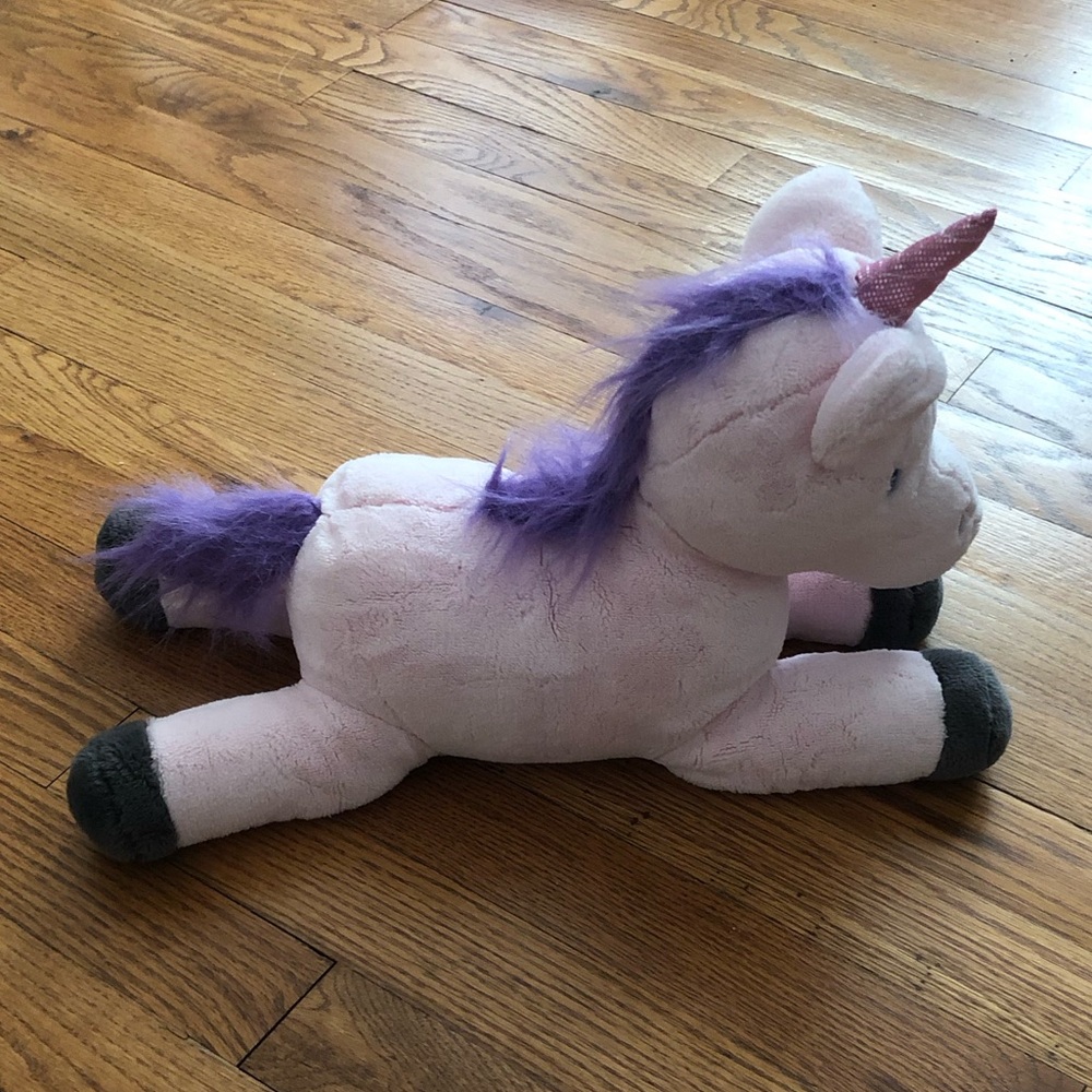 Bed Bath and Beyond Weighted Pink Unicorn Therapeutic Plush - Picture 10 of 12